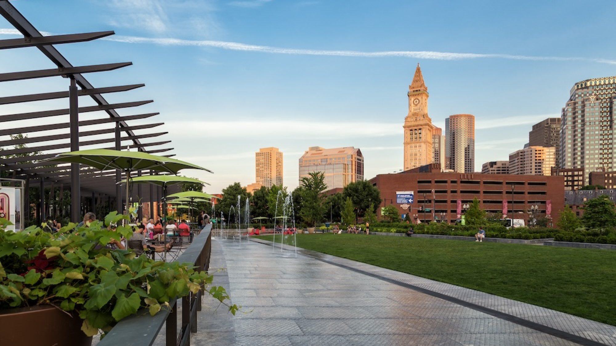 Rose Kennedy Greenway Park in Boston