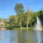 Beautiful day at Larz Anderson Park in Brookline, Massachusetts, United States