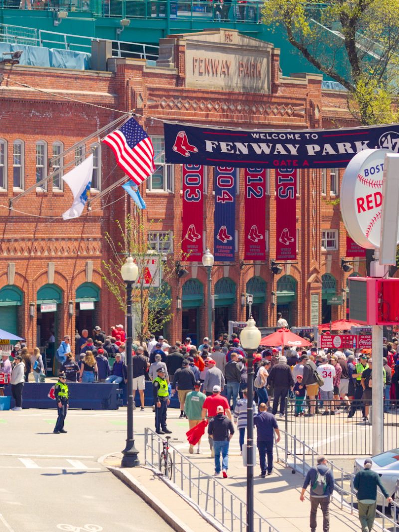 View of Fenway Park from Lansdowne Station