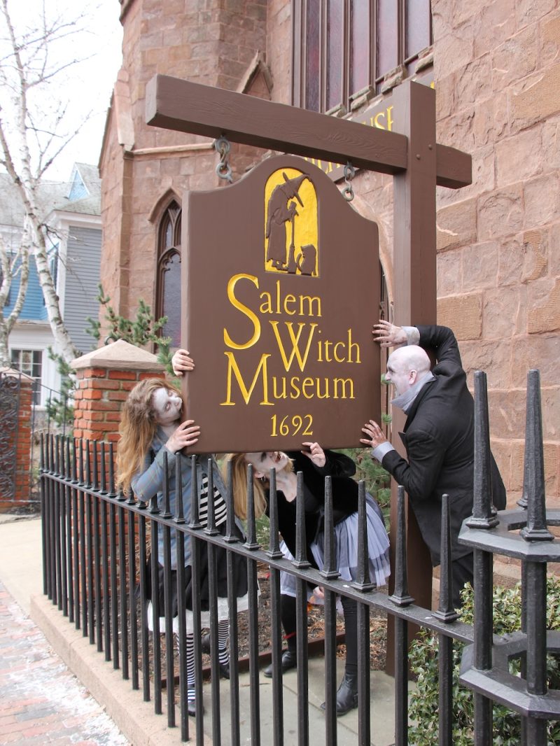 Zombies at the Salem Witch Museum