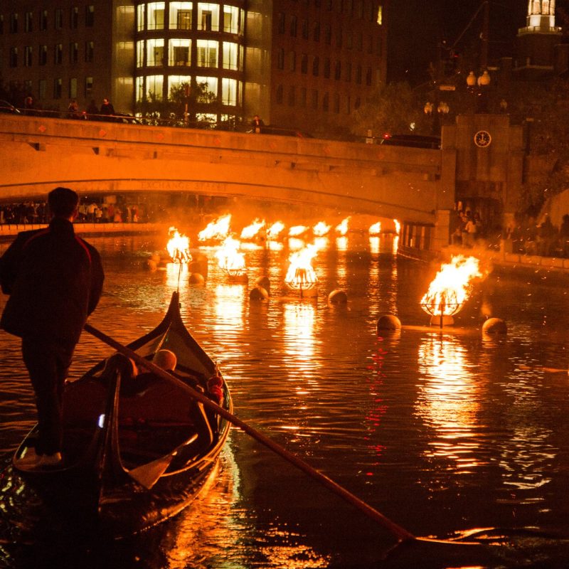 Waterfire Festival in Providence, MA