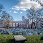 Copp's Hill Burying Ground cemetery and Old North Church - Boston, Massachusetts