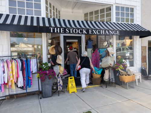 The Stock Exchange storefront in Manchester-by-the-Sea